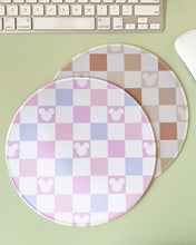 Load image into Gallery viewer, Cotton Candy Checkered Mouse Pad