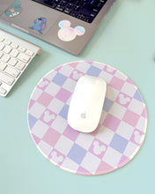 Load image into Gallery viewer, Cotton Candy Checkered Mouse Pad