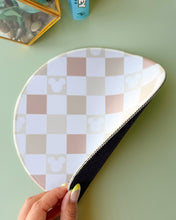 Load image into Gallery viewer, Latte Checkered Mouse Pad