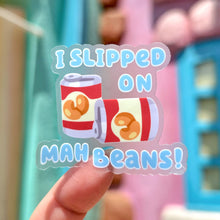 Load image into Gallery viewer, Mah Beans!! Transparent Sticker