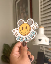 Load image into Gallery viewer, Be Kind Happy Mouseketeer Fave Transparent Sticker