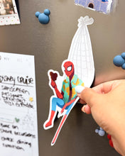 Load image into Gallery viewer, Vacation Mode Spidey Magnet