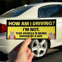 Load image into Gallery viewer, How Am I Driving Remy Car Decal
