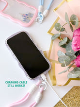 Load image into Gallery viewer, Pink Hidden Mickey Bows Phone Tether + Tab Set