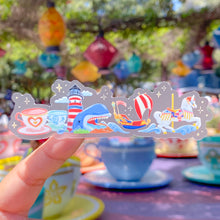 Load image into Gallery viewer, Fantasyland Landmarks Transparent Sticker