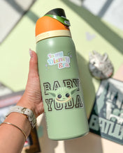 Load image into Gallery viewer, Baby Yoda Letterman Transparent Sticker