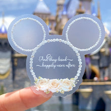 Load image into Gallery viewer, Succulent Wedding Floral Wreath Transparent Sticker