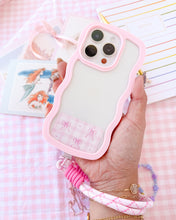 Load image into Gallery viewer, Pink Hidden Mickey Bows Phone Tether + Tab Set