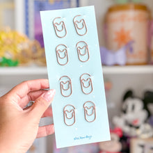 Load image into Gallery viewer, Jumbo Mouse Rose Gold Paper Clips