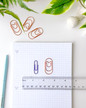 Load image into Gallery viewer, Jumbo Mouse Rose Gold Paper Clips