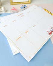 Load image into Gallery viewer, DLR Park Landmarks Undated *Weekly* Planner Notepad