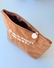 Load image into Gallery viewer, If You Can Dream It, You Can Do It Corduroy Pouch