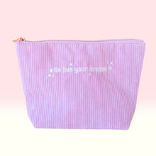 Load image into Gallery viewer, Go Live Your Dream Corduroy Pouch