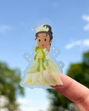 Load image into Gallery viewer, Tiana & Prince Naveen Plushie Transparent sticker