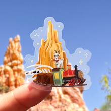 Load image into Gallery viewer, Big Thunder Mountain Railroad Transparent Sticker