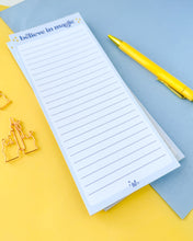 Load image into Gallery viewer, Believe In Magic List Notepad