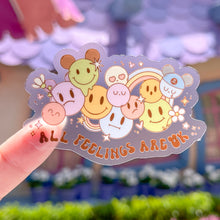 Load image into Gallery viewer, All Feelings Are Ok Transparent Sticker