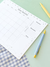 Load image into Gallery viewer, Sketch *Monthly* Planner Notepad
