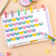 Load image into Gallery viewer, Peekaboo Mouse Sparkly Washi Tape