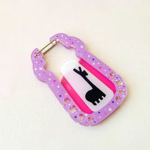 Load image into Gallery viewer, Kuzco's Poison Carabiner Charm Clip