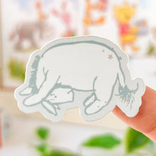 Load image into Gallery viewer, Hundred Acre Eeyore Matte Holographic Sticker
