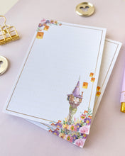 Load image into Gallery viewer, Rapunzel Tower Floral Memo Notepad