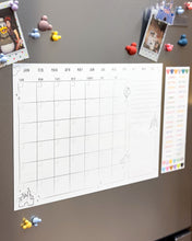 Load image into Gallery viewer, Magnetic Monthly Dry Erase Calendar Set