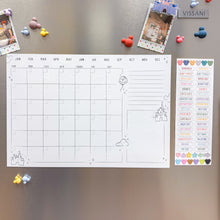 Load image into Gallery viewer, Magnetic Monthly Dry Erase Calendar Set