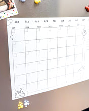 Load image into Gallery viewer, Magnetic Monthly Dry Erase Calendar Set