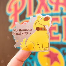 Load image into Gallery viewer, No Thoughts Head Empty Transparent Sticker