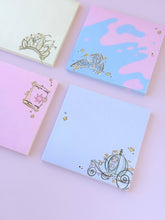 Load image into Gallery viewer, Cinderella Carriage Princess Sketch Post It