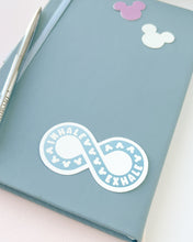 Load image into Gallery viewer, Inhale Exhale Infinity Breathing Bumpy Sensory Sticker