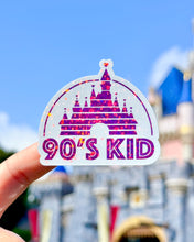 Load image into Gallery viewer, Pink 90's Kid Holographic Glitter Sticker