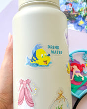 Load image into Gallery viewer, Drink Water Flounder Transparent Sticker
