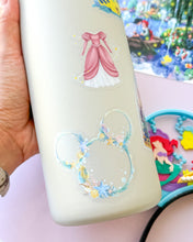 Load image into Gallery viewer, Ariel Princess Dress Transparent Sticker