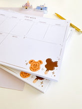 Load image into Gallery viewer, Park Snacks Undated Weekly Planner Notepad