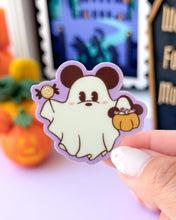 Load image into Gallery viewer, Minnie Ghostie Glow In The Dark Sticker