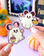 Load image into Gallery viewer, Mickey Ghostie Glow In The Dark Sticker