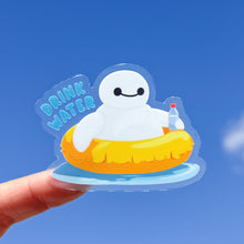 Load image into Gallery viewer, Drink Water Healthcare Companion Transparent Sticker