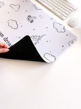 Load image into Gallery viewer, Classic White Sketch Desk Mat