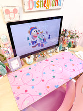 Load image into Gallery viewer, Pastel Holiday Lights Desk Mat