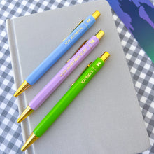 Load image into Gallery viewer, Princess Quote Gold Pens- Ariel, Belle, Moana (Set of 3)