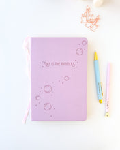 Load image into Gallery viewer, Life Is The Bubbles Embossed Notebook