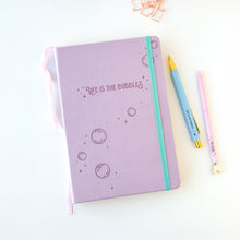 Load image into Gallery viewer, Life Is The Bubbles Embossed Notebook