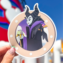 Load image into Gallery viewer, Maleficent Porthole Cruise Magnet