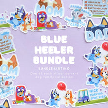 Load image into Gallery viewer, Blue Heeler Sticker Bundle (14 Total)
