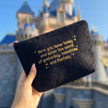 Load image into Gallery viewer, Here You Leave Corduroy Pouch