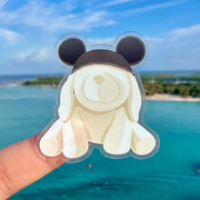Load image into Gallery viewer, Evie Towel Animal Mouseketeer Transparent Sticker