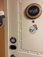 Load image into Gallery viewer, Sailor Chip and Dale Porthole Cruise Magnet