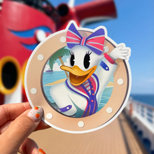 Load image into Gallery viewer, Sailor Daisy Porthole Cruise Magnet